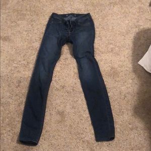 0L Dark wash Hollister jeggings